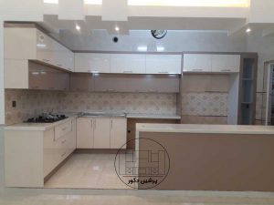 نمونه‌کار کابینت سبک مدرن پله‌کانی