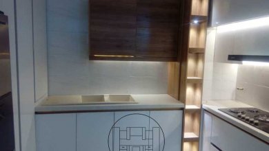 نمونه کار کابینت سبک مدرن - کابینت های گلاس